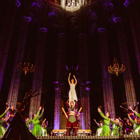 Espectacle Eulàlia a la catedral de Barcelona