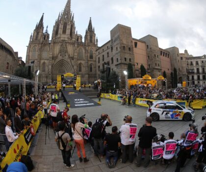 Rally RACC catedral de Barcelona 2013